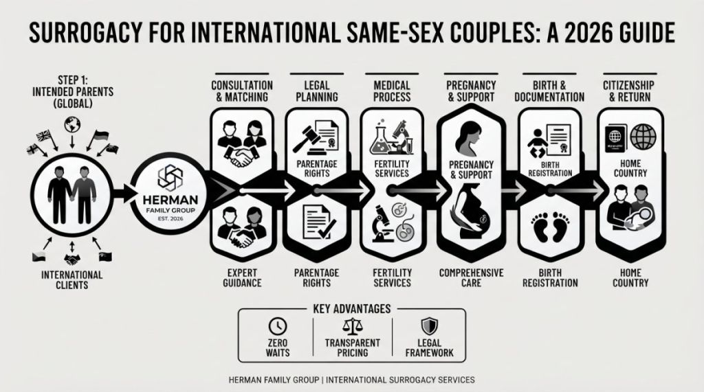 Surrogacy for International Same-Sex Couples: A 2026 Guide