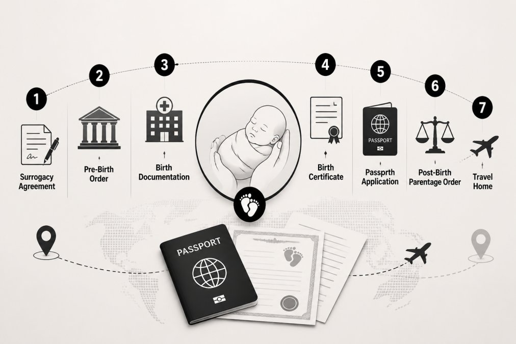 Legal Steps for Bringing a Surrogate Baby Home
